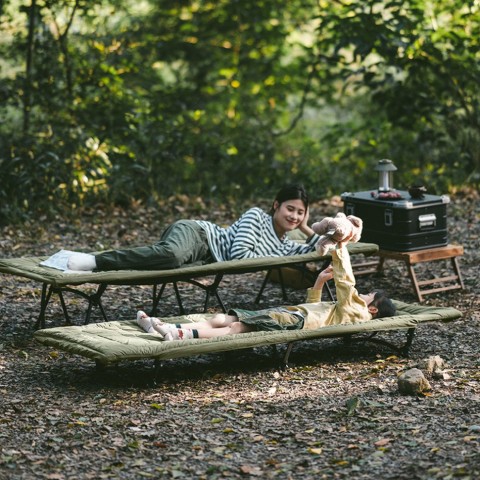 Матрац кемпінговий для розкладного ліжка Naturehike CNK2300DZ022, 190х67 см, темно-зелений