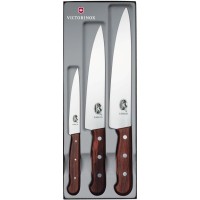 Набір Victorinox, 3 ножа, рожеве дерево