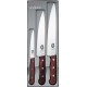 Набір Victorinox, 3 ножа, рожеве дерево