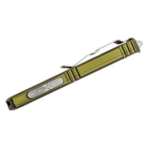 Нож Microtech Ultratech Gen IV OTF D/E серрейтор Stonewash OD Green