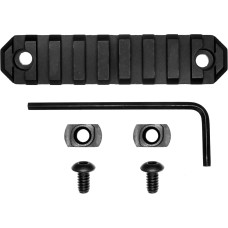 Планка GrovTec M-LOK Picatinny 9 slots 9,5 см ц:black