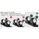 Кільця Discovery 6061 For Picatinny 1inch(25.4mm) 0.95in DGPR2-25.4-0.95-61 (M240601)