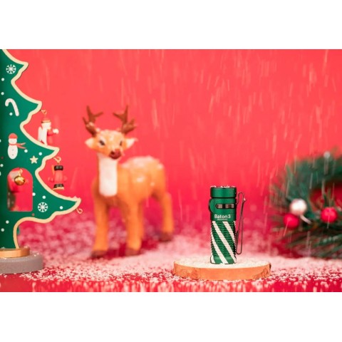 Фонарь Olight Baton 3. Christmas Green