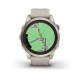 Смарт-годинник Garmin fenix 7S Pro Sapphire Solar Edition ніжно-золотистий зі світло-пісочним ремінцем
