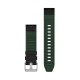 Ремешки для часов Garmin QuickFit 22 MARQ GEN2 Collection кожаные/FKM, черные/зеленые