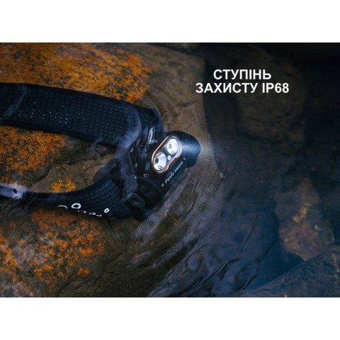 Ліхтар налобний Fenix HM55R, рожевий