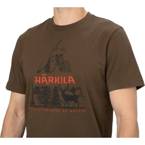 Футболка Harkila Nature S/S T-shirt XL Slate Black