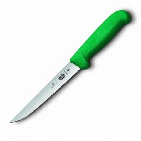 Кухонний ніж Victorinox Fibrox Boning лезо 15см з зел. ручкою