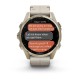 Смарт-годинник Garmin fenix 8 AMOLED (43 мм) Sapphire золотистий/вапняково-сірий шкіряний ремінець ексклюзив