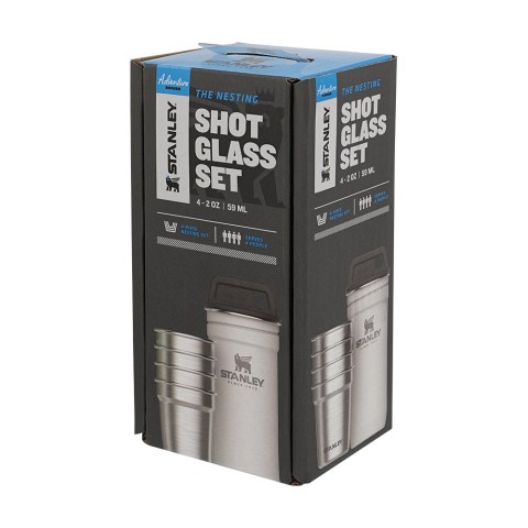 Набір Stanley Adventure Combo Polar: фляга та 4 рюмки