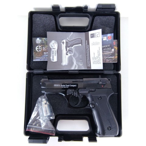 Стартовий пістолет Ekol Jackal Dual Compact AUTO Black УЦІНКА