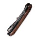 Ніж складаний кишеньковий Civivi Odium, (6.7 см) Damascus / Guibourtia Wood
