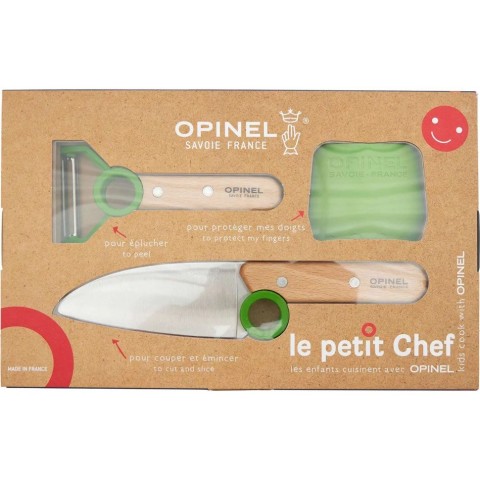 Набір ножів Opinel Le Petite Chef green (002577)