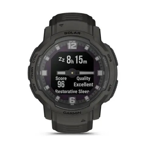 Смарт-годинник Garmin Instinct Crossover Solar графітовий