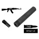 2в1 пламегаситель+глушитель AFTactical S44F24, 7.62мм, 14x1Lh, АК47, АКM