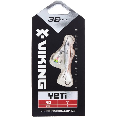 Балансир Viking Fishing Yeti Ice Jig 40mm 7.0g #12 Smoke Anchovy
