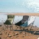 Стілець складаний ультралегкий Naturehike CNK2550JJ013 Yamami YL01, розмір L, алюміній, оливковий