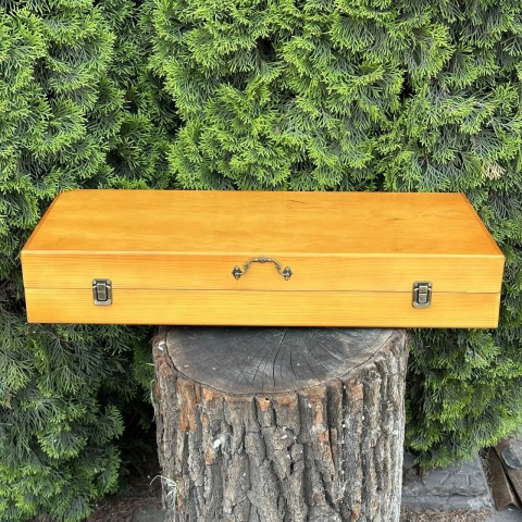 Подарунковий Набір шампурів Магнат ручної роботи Світлий кейс