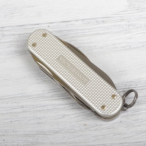 Ніж Victorinox Minichamp Alox 58мм,15функ,ріфл.срібл