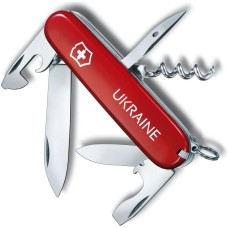 Ніж Victorinox Spartan Ukraine 91мм,12функ,черв ,Ukraine біл.
