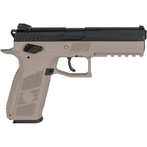 Пистолет пневматический ASG CZ P-09 Black/FDE Blowback. CO2. Pellet кал. 4.5 мм