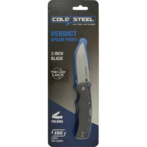 Ніж Cold Steel Verdict SP Black (блістер)
