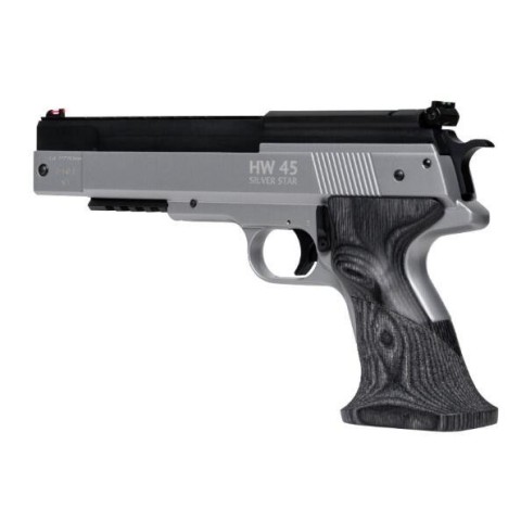 Пневматический пистолет HW 45 Silver Star  кал. 4,5