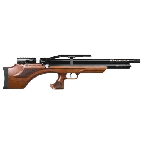 Пневматическая редукторная PCP винтовка Aselkon MX7 Wood