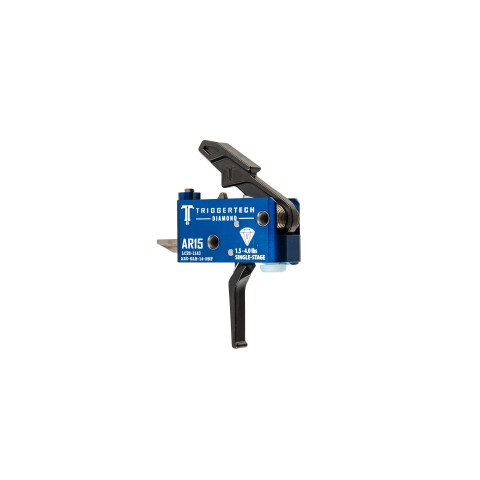 AR0-SAB-14-NNF УСМ TriggerTech AR15 Black AR Diamond Flat Single Stage Admiral Blue