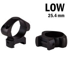 Кріплення для прицілу KONUS STEEL Монтажні кільця 25.4мм (низькі)