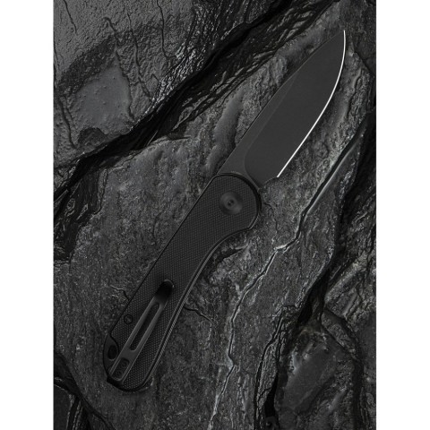 Ніж складаний кишеньковий Civivi Elementum Slip Joint, (7.5 см) 14C28N / G10 чорний