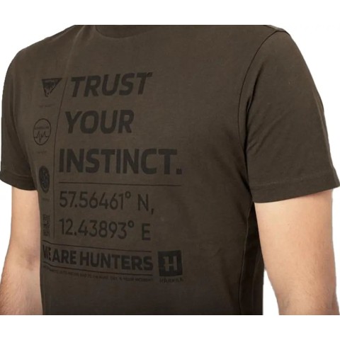 Футболка Harkila Instinct S/S XL Коричневый