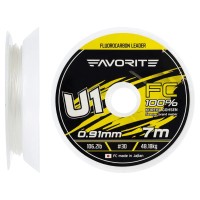 Флюорокарбон Favorite U1 FC 7m #30/0.91mm 106.2lb/48.18kg