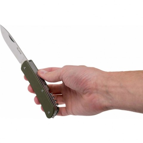 Багатофункціональний ніж Ruike Criterion L32, (8.5 см) 12C27 / G10 зелений, 13 інстр.