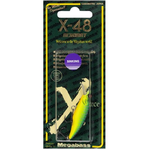 Воблер Megabass X-48 Acrobat S 48mm 3.2g Mat Tiger