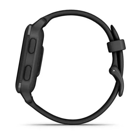Смарт-годинник Garmin Venu Sq 2 Music Edition чорний з грифельним безелем