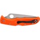 Нож Spyderco Endura 4 Flat Ground, ц:orange
