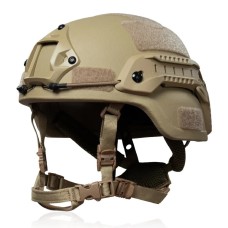 Кевларовий шолом Ukrarmor Mich 2000 Team Wendy. Рівень захисту NIJ IIIA Койот