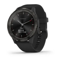 Смарт-годинник Garmin vivomove 3 із грифельним безелем та чорними корпусом і ремінцем