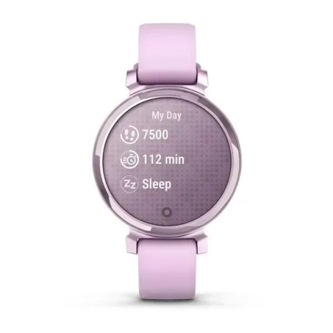 Смарт-годинник Garmin Lily 2 бузковий металік із бузковим силіконовим ремінцем