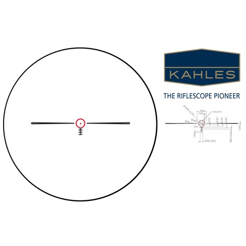 Прицел оптический KAHLES K 4i 4x30 Abs. Circle-Dot