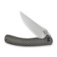 Ніж складаний туристичний Weknife Dracarys, (9.1 см) Böhler M390 / титан 6AL4V сірий