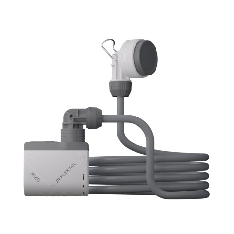 Душ портативний з насосом на акумуляторі Flextail Tiny Shower, білий