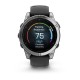 Смарт-годинник Garmin fenix E (47 мм) нержавіюча сталь/чорний