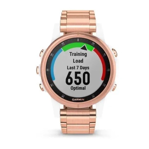 Смарт-годинник Garmin fenix 5S Plus Sapphire з металевим рожево-золотистим браслетом