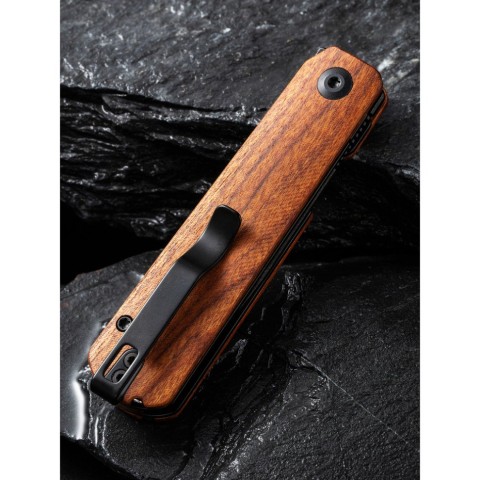 Ніж складаний кишеньковий Civivi Sendy, (7.2 см) Nitro-V / Guibourtia Wood