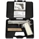 Стартовий пістолет KUZEY 911#3 Shiny Chrome Plating/White Grips