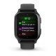 Смарт-годинник Garmin Venu Sq 2 Music Edition чорний з грифельним безелем