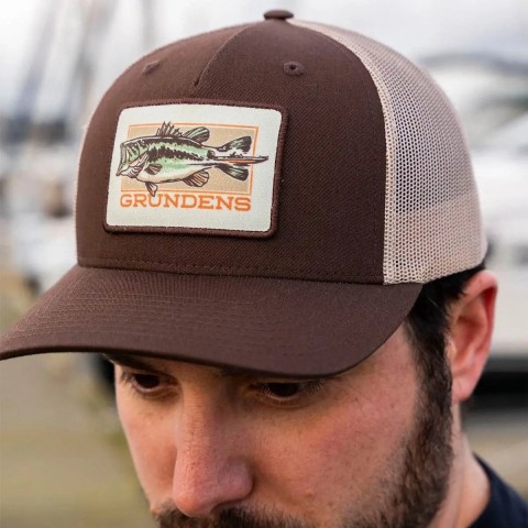 Кепка Grundens Off to the Races Trucker Loden