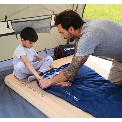 Спальний мішок KingCamp Cloud 300S Comf +7°C / Lim +4°C / Extr +2°C Navy